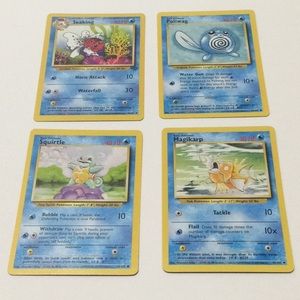 Pokémon Trading Card Set Of Four